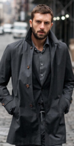 Lazio Storm System Charcoal Raincoat Product Thumbnail 6