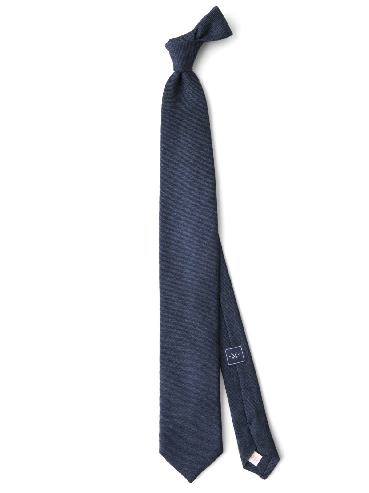 Ocean Blue Wool Flannel Tie
