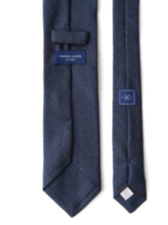 Ocean Blue Wool Flannel Tie Product Thumbnail 4