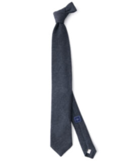 Charcoal Cashmere Tie Product Thumbnail 2