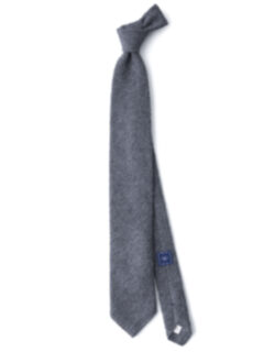 Slate Pure Cashmere Tie Product Thumbnail 2