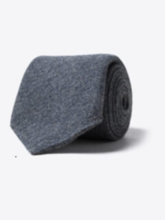 Slate Pure Cashmere Tie Product Thumbnail 1