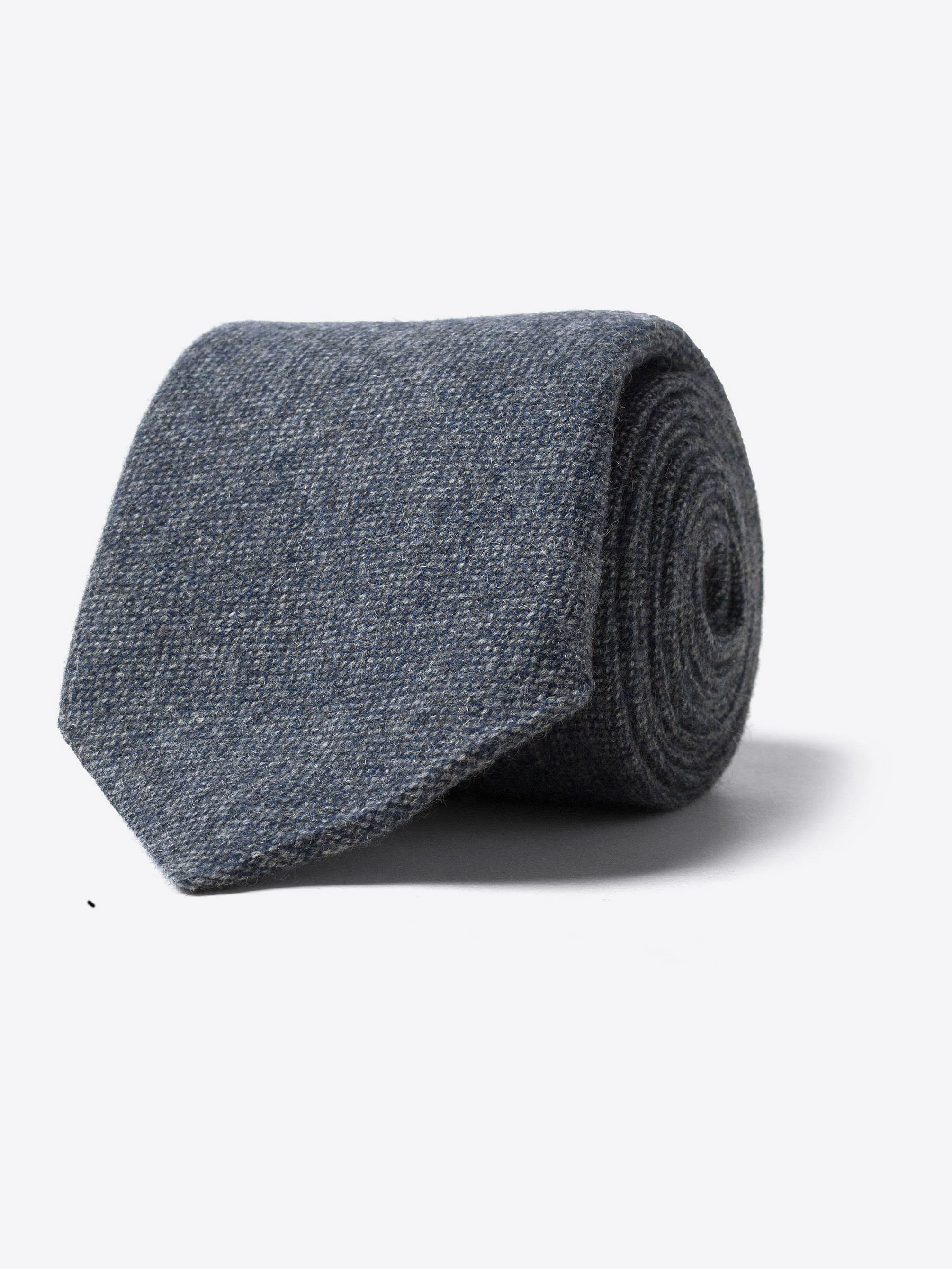 Zoom Image of Slate Pure Cashmere Tie
