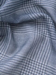 Grey Cashmere Glen Plaid Scarf Product Thumbnail 3