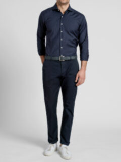 Bowery Navy Stretch Cotton Chino Product Thumbnail 2