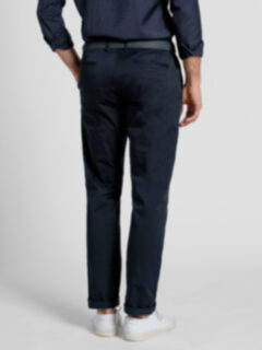 Bowery Navy Stretch Cotton Chino Product Thumbnail 3