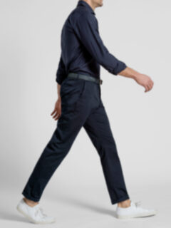 Bowery Navy Stretch Cotton Chino Product Thumbnail 4