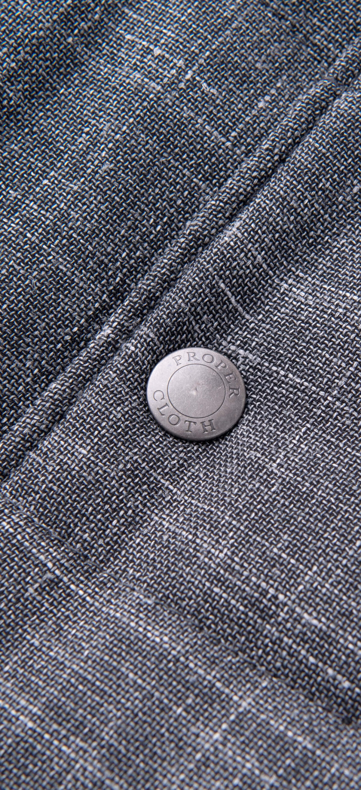 Cortina I Grey Slub Wool Blend Vest