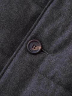 Cortina I Charcoal Flannel Button Vest Product Thumbnail 4