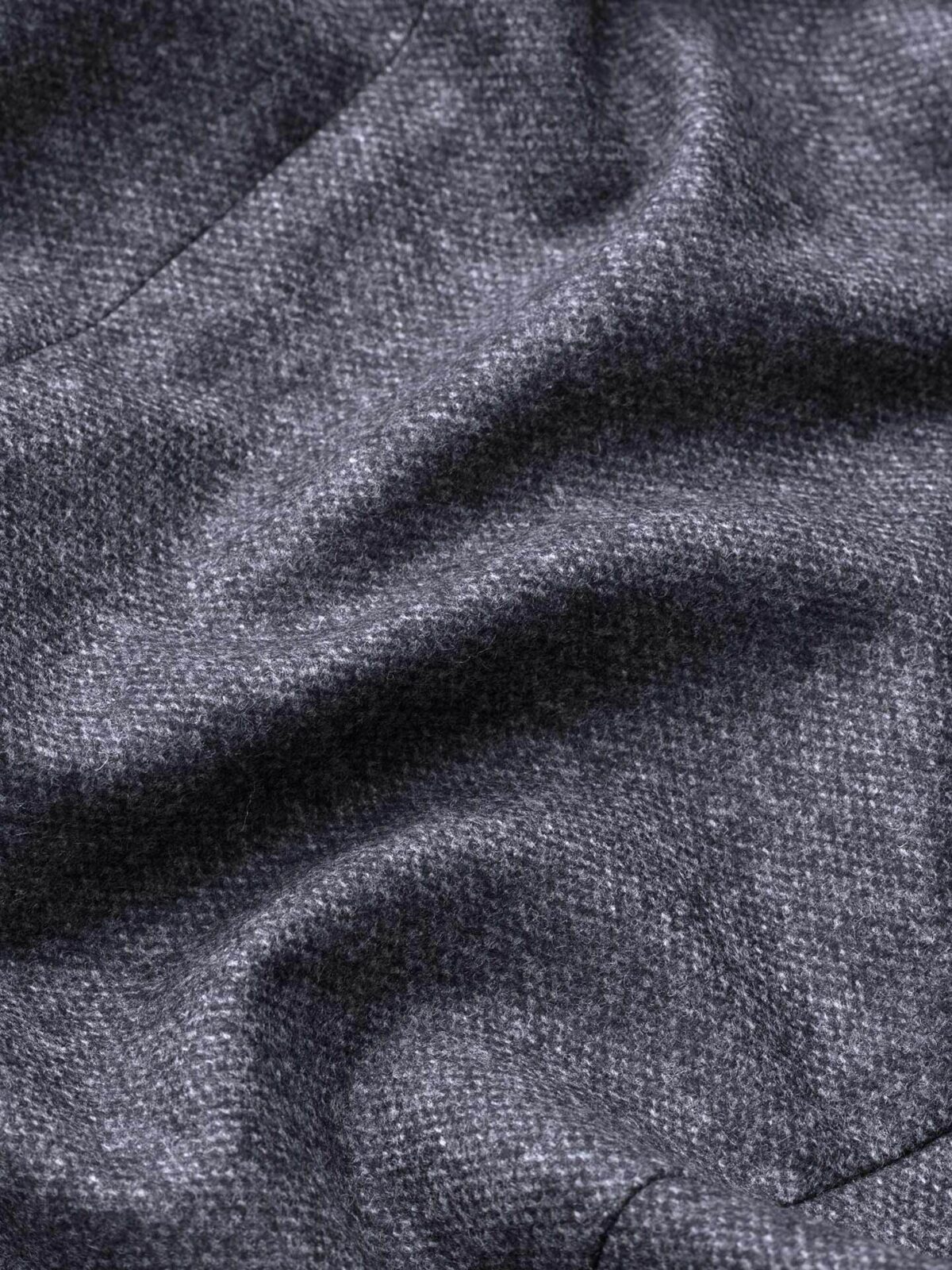 Hudson Grey Birdseye Wool Flannel Jacket