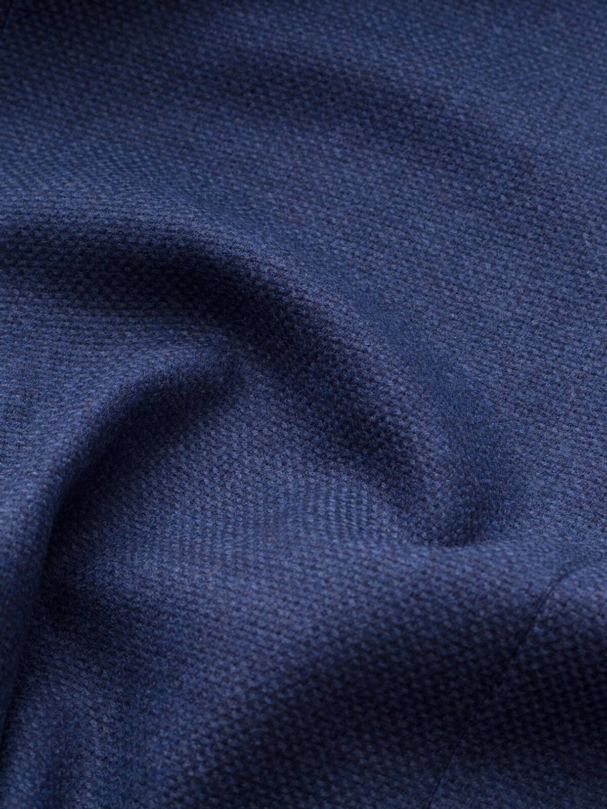 Hudson Ocean Blue Wool Flannel Hopsack Jacket