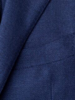 Hudson Ocean Blue Wool Flannel Hopsack Jacket Product Thumbnail 5