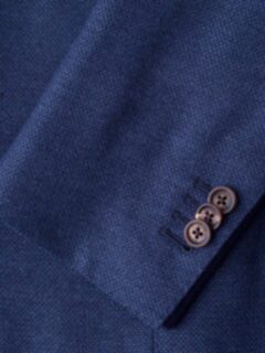 Hudson Ocean Blue Wool Flannel Hopsack Jacket Product Thumbnail 4