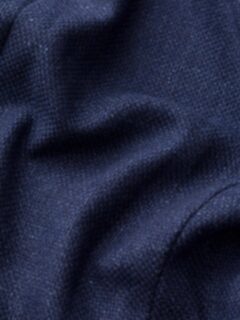 Hudson Navy Basketweave Wool Flannel Jacket Product Thumbnail 7