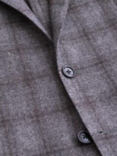 Hudson Grey Plaid Wool and Cashmere Flannel Jacket Product Thumbnail 3