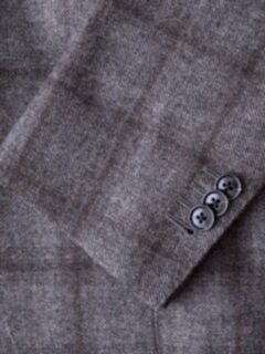 Hudson Grey Plaid Wool and Cashmere Flannel Jacket Product Thumbnail 5