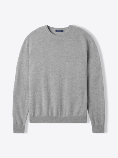 Suggested Item: Light Grey Cashmere Crewneck Sweater