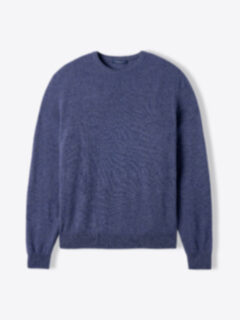 Slate Cashmere Crewneck Sweater Product Thumbnail 1