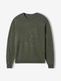 Pine Cashmere Crewneck Sweater Product Thumbnail 1