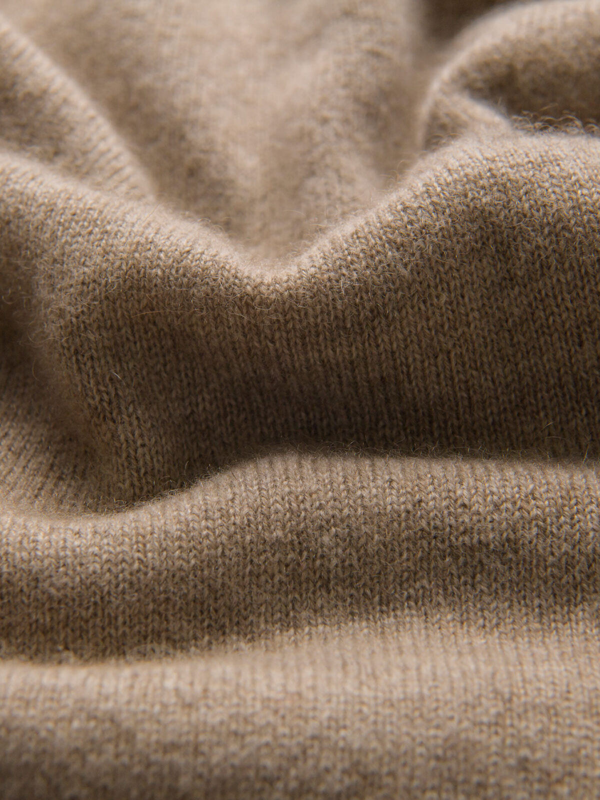 Fawn Cashmere Crewneck Sweater