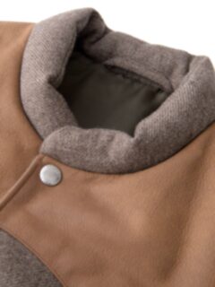 Jackson Taupe Wool and Cashmere Western Vest Product Thumbnail 5