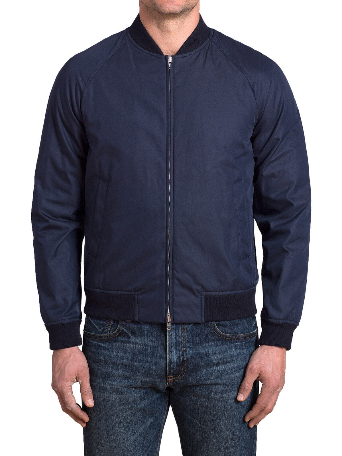 Wythe Cotton and Nylon Bomber Jacket by Proper Cloth