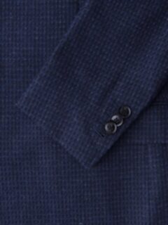 Bleecker Navy Wool and Cashmere Coat Product Thumbnail 5