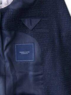 Bleecker Navy Wool and Cashmere Coat Product Thumbnail 6