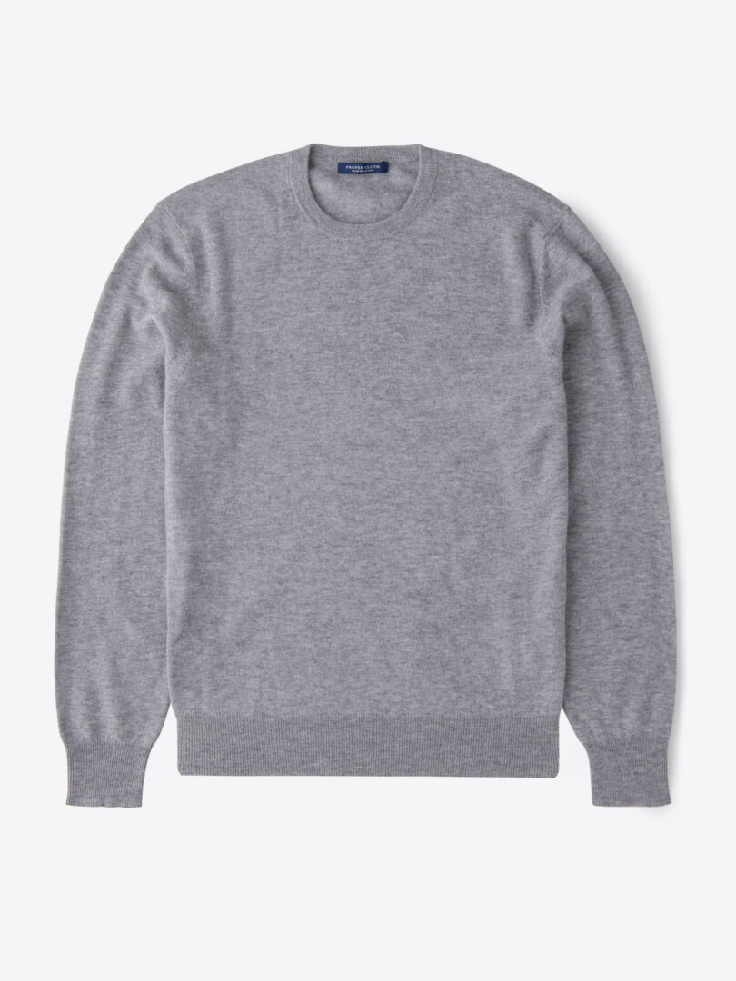 Alma Grey Melange Light Sweater
