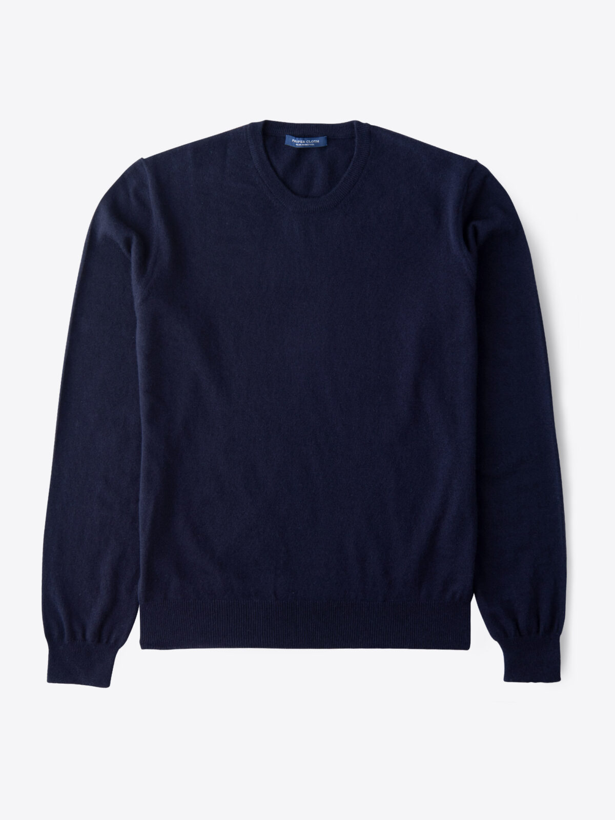 Navy Merino Crewneck Sweater