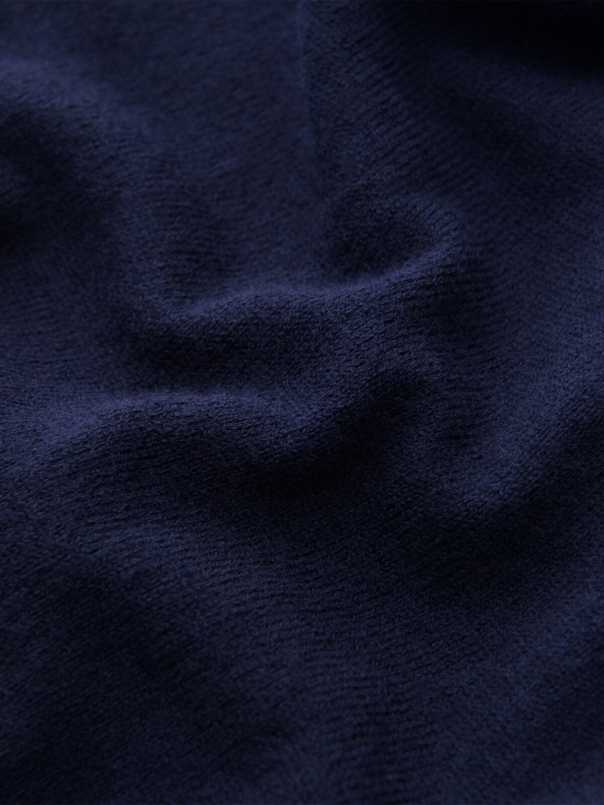 Navy Merino V-Neck Sweater