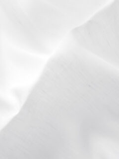 White Cotton and Linen Pocket Square Product Thumbnail 3