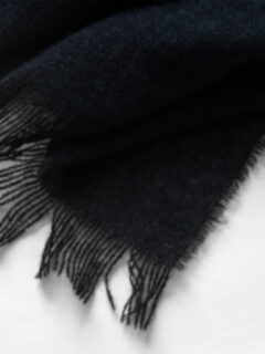 Navy Cashmere Scarf Product Thumbnail 2