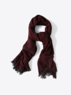 Burgundy Cashmere Scarf Product Thumbnail 1