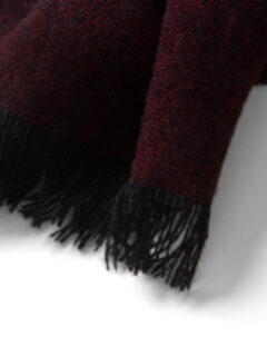 Burgundy Cashmere Scarf Product Thumbnail 2