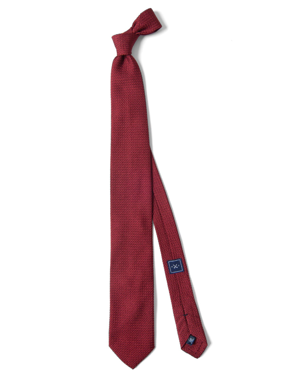 Scarlet Silk Grenadine Tie