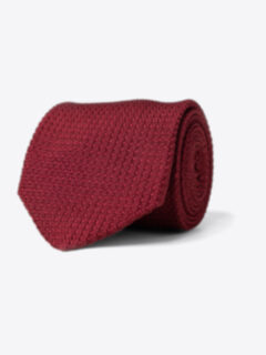 Scarlet Silk Grenadine Tie Product Thumbnail 1