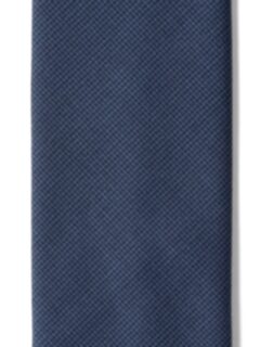 Navy Mini Houndstooth Wool Tie Product Thumbnail 2