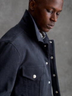 Lafayette Slate Brushed Cotton Jacket Product Thumbnail 3