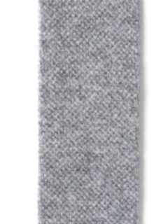 Grey Cashmere Knit Tie Product Thumbnail 2
