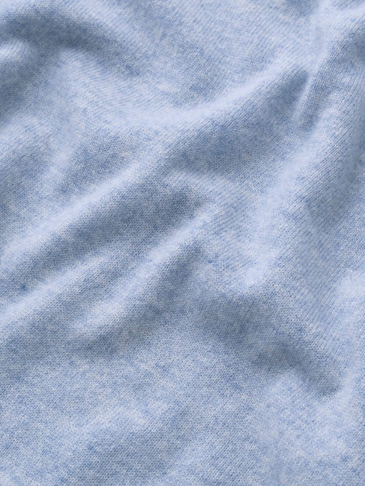 Light Blue Cashmere V-Neck Sweater