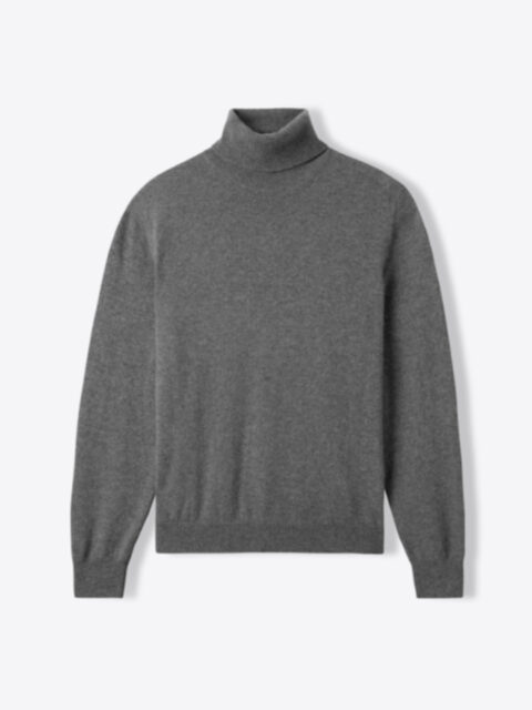 Suggested Item: Grey Cashmere Turtleneck Sweater