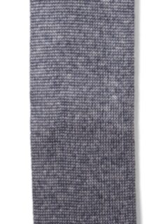 Amalfi Grey Silk Knit Tie Product Thumbnail 4