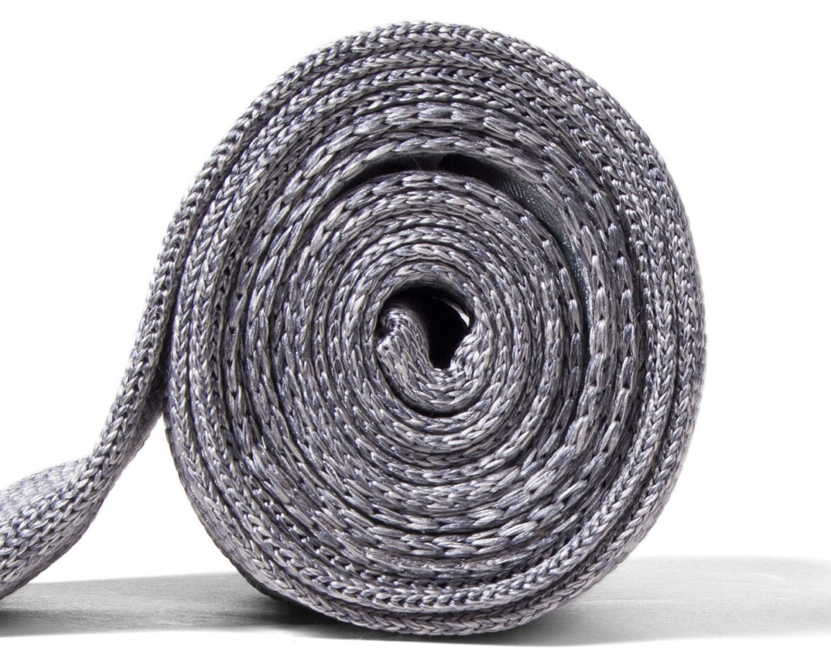 Amalfi Grey Silk Knit Tie