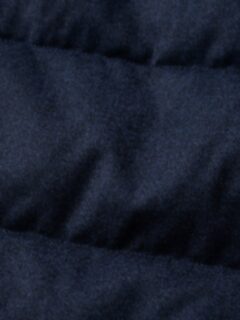 Cortina II Dark Slate Blue Flannel Snap Vest Product Thumbnail 4