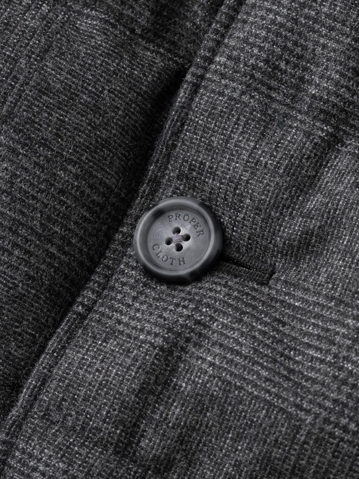 Cortina II Grey Glen Plaid Button Vest