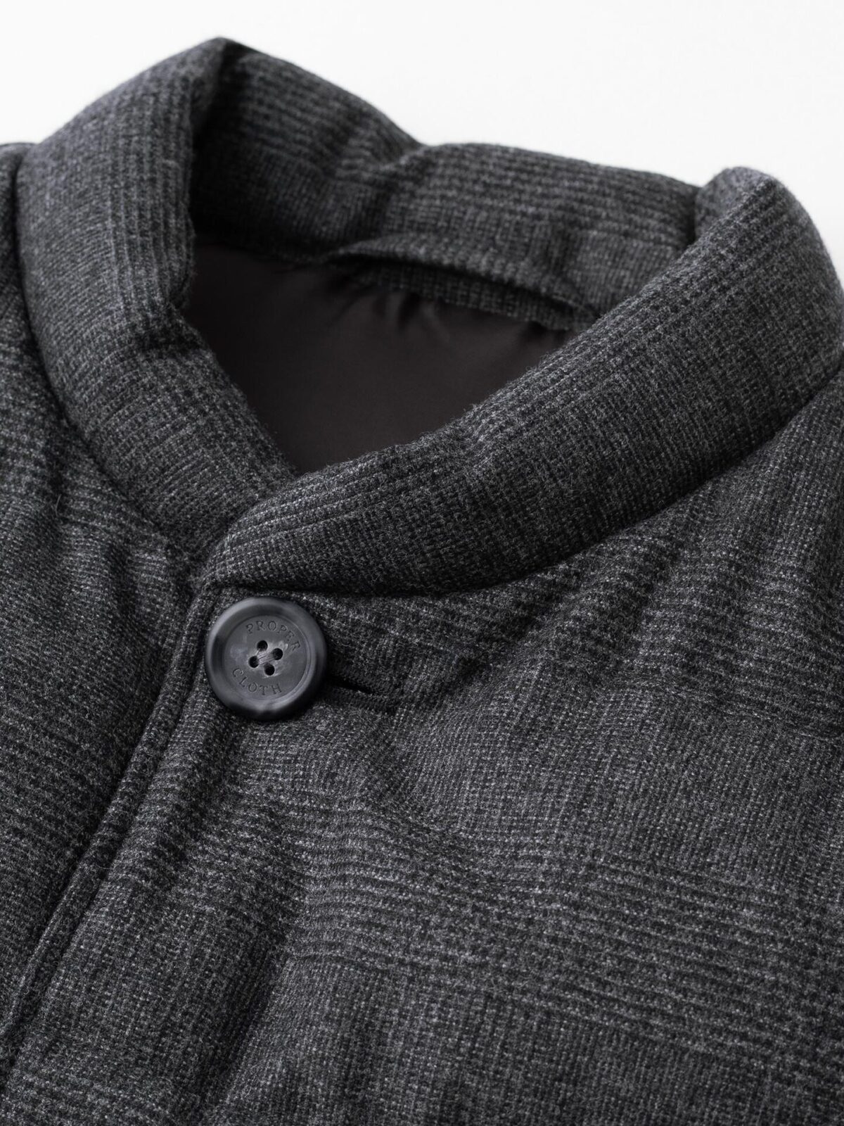 Cortina II Grey Glen Plaid Button Vest