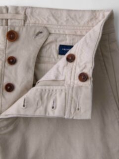 Bowery Beige Stretch Cotton Chino Product Thumbnail 6