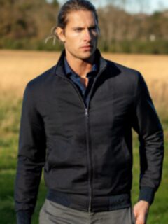 Lucca Navy Performance Wool Jacket Product Thumbnail 5