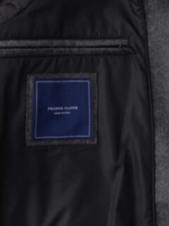 Lucca Grey Wool and Cashmere Flannel Jacket Product Thumbnail 2
